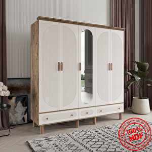 Soho 5 Kapak Aytaşı Gardırop Tamamı Mdf
