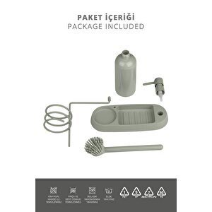 Okyanus Home Uno Lavabo Organizer - Yeşil