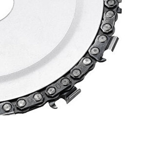 Zincirli Ahşap Testeresi 115 Mm 4" Taşlama Makine Uyumlu Kesme Oyma Şekil Verme Testeresi 1 Adet