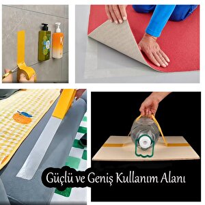 Şeffaf Çift Taraflı Filmik Film Bant Şerit Montaj Bandı 48 Mm X 25 Metre Çok Amaçlı Güçlü 1 Adet