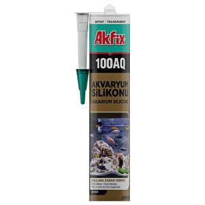 100aq Akvaryum Sızdırmaz Silikonu Şeffaf Solvent İçermeyen Silikon 280 Ml