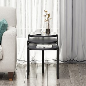 Sunny 3 Lü Zi̇gon Sehpa Antrasi̇t