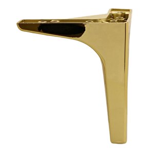 Mobilya Kanepe Sehpa Tv Ünitesi Koltuk Ayağı 17 Cm Gold Altın Baza Ayak 4 Adet