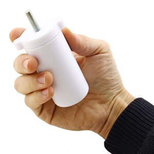 Mobilya Tv Ünitesi Koltuk Kanepe Destek Ayağı 12 Cm Beyaz Baza Ayakları M8 Destek 6'lı Set