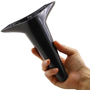 Mobilya Tv Ünitesi Koltuk Kanepe Konsol Destek Ayağı Ayakları 18 Cm Siyah M8 6'lı Set