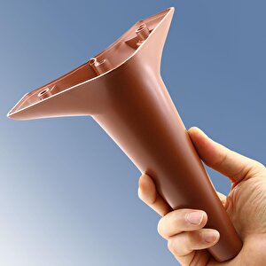 Mobilya Kanepe Sehpa Tv Ünitesi Koltuk Ayağı 18 Cm Kahverengi Baza Ayak 4 Adet