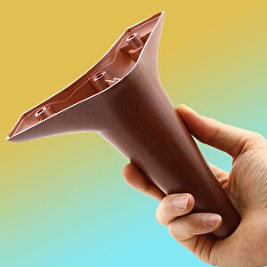 Mobilya Kanepe Koltuk Tv Ünitesi Destek Ayağı 15 Cm Kahverengi Ayakları 20'li Set
