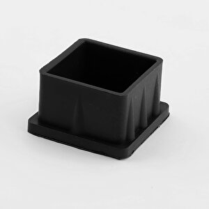 4 Adet Masa Sandalye Sehpa Ayak Tapası Kare Tıpa Papuç Takoz 40 Mm X 40 Mm Parke Zemin Koruyucu