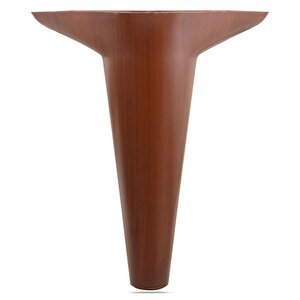 Mobilya Tv Ünitesi Koltuk Kanepe Destek Ayağı 18 Cm Ahşap Desenli Konsol Ayak 6'lı Set
