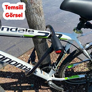 Bisiklet Çelik Kilidi 80 Cm Halat Zincir Kilit Motosiklet Kilit Çap 14 Ø  Hırsız Önleme Güvenlik