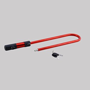 Direksiyon Kilit Motosiklet Bisiklet Kilidi Motorsiklet Halat Zincir Çelik Hırsız Güvenlik 31 Cm
