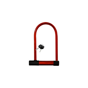 Bisiklet Motosiklet Direksiyon U Kilidi Halat Zincir Çap 18 Mm Çelik Hırsız Güvenlik 29 Cm