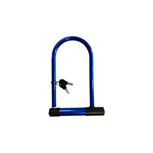 Bisiklet Motosiklet Direksiyon U Kilidi Halat Zincir Çap 18 Mm Çelik Hırsız Güvenlik 29 Cm