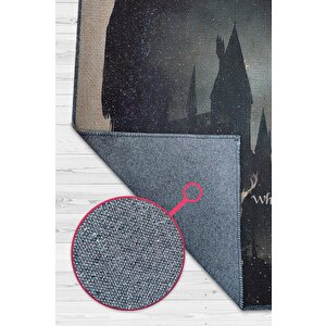 Seninleyiz Bej Renkli Harry Potter Halısı Çocuk Odası Halısı Çok Renk Halı Bohem Tarzı Halı 80x120 cm