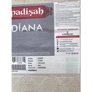 Padişah Halı Diana 73485 060 Serisi Salon Oturma Yatak Odası Halısı