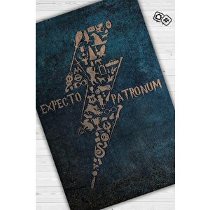 Homshtag Expecto Patronum Renkli Harry Potter Halısı Çocuk Odası Halısı Çok Renkli Bohem Tarz Halı