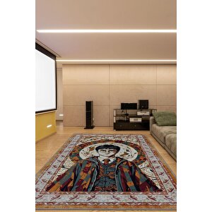 Homshtag Pop Art Renkli Harry Potter Halısı Çocuk Odası Halısı Renkli Bohem Tarzı Potterhead Halısı