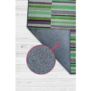 Homshtag Çizili Çok Renkli Halı Mutfak Halısı Çizgili Oturma Odası Halısı Retro Tarzı Salon Halısı