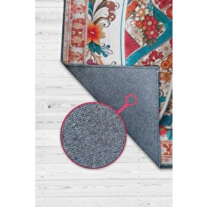 Sörf Tahtası Desenli Halı Kırmızı Siyah Renkli Halı Uzakdoğu Spor Hediyelik Halı Spor Sever Halı 120x180 cm