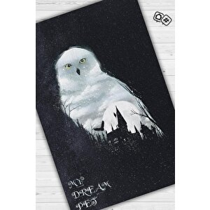 Hayalimdeki Hayvan Siyah Harry Potter Halısı Çocuk Odası Halısı Bohem Tarzlı Film Halısı 100x150 cm