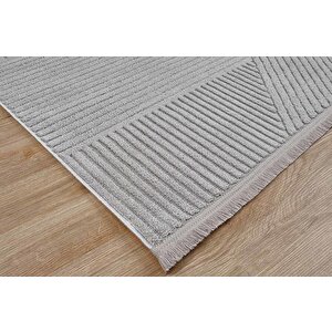 Gümüşsuyu Halı Deco Geo 80010 Gri 160x230