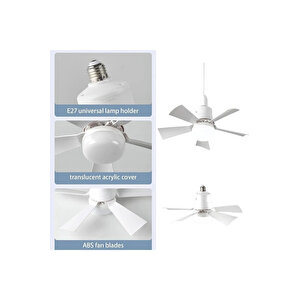 Karayel Fan Led 82w Kumandalı Işıklı Vantilatör Ct-1155