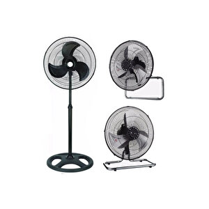 Vanti Kcf276 130w 18 Inç Metal Sanayi Tipi Duvar Masa Ve Ayaklı Vantilatör