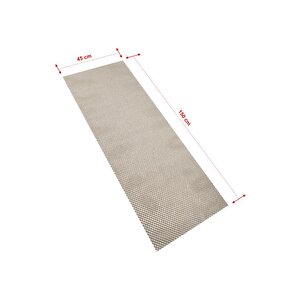 Efe Mark Anti - Slip Mat 45 X 150 Cm Örme Desen Leke Tutmaz Halı Kaydırmaz Gri 300 Gr