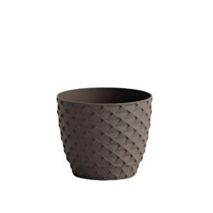 So-kap3 Kapadokya Dekoratif Plastik Saksı 2.5 Litre No 3 Moka 8175