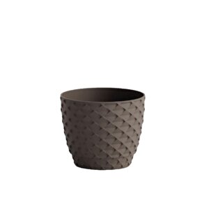 So-kap2 Kapadokya Dekoratif Plastik Saksı 1.4 Litre No 2 Moka 8175