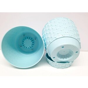 Omnipazar So-kap3 Kapadokya Dekoratif Plastik Saksı 2.5 Litre No 3