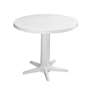 Mt-gf205 Prima Rose Plastik Yuvarlak Bahçe Balkon Masa Ø75 Cm