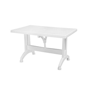 Mt-gf212 Prima Ancora Plastik Dikdörtgen Bahçe Balkon Masa 75x120 Cm