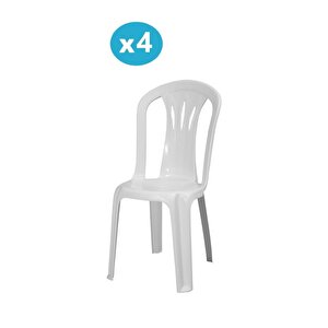 Mt-gf181 Maggio Plastik Bahçe Balkon Sandalye 4'lü Set Yeşil