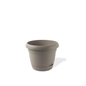 Krs-343 Dekoratif İnci Bitki Çiçek Saksı Takımı 4.9 Litre No 3 Kahverengi