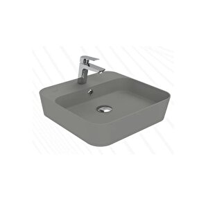 Lp046-00cg00e-0000 Loop Kare Çanak Lavabo - Cool Grey