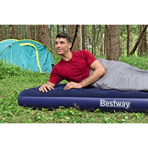 Tek Kişilik Şişme Yatak +el Pompası Bw119