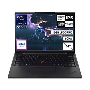 Thinkpad T14s Gen5 Ultra 7-155u 16 Gb 512 Gb Ssd Intel Graphics 14" Wuxga(1920x1200) Freedos Notebook 21ltsw162btx