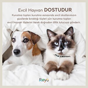 Reyo Yün Çamaşır Kurutma Makinası Topu 3 Adet Xl %100 Organik