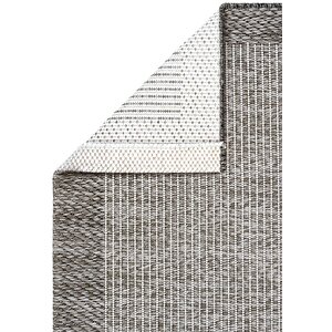 Cool Halı Smart 2004 Gri Kilim Halı Yıkanabilir İnce Kaymaz Taban Halı Dokuma Yazlık Balkon Kilimi