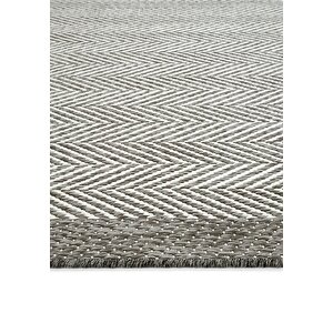 Cool Halı Smart 2002 Gri Kilim Halı Yıkanabilir İnce Kaymaz Taban Halı Dokuma Yazlık Balkon Kilimi