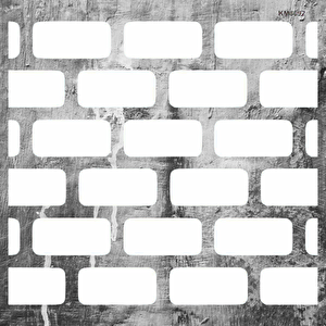 Tuğla Deseni - Stencil Boyama Şablonu 0,35 mm