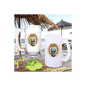 Beer Man Buzlu Ya Da Buzsuz Bira Bardağı
