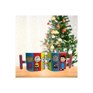Snoopy Ve Arkadaşları Porselen Fincan / Kupa -mug