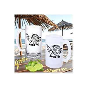 Garfield Buzlu Ya Da Buzsuz Bira Bardağı