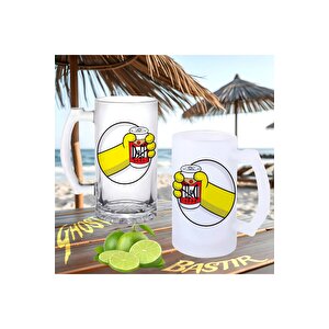 Şerefe Buzlu Ya Da Buzsuz Bira Bardağı