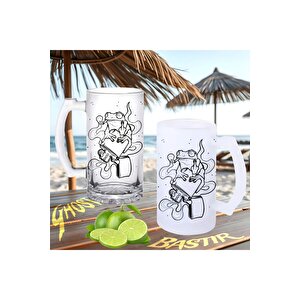 Kurbağa Buzlu Ya Da Buzsuz Bira Bardağı