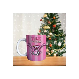 Pembe Panter Porselen Kupa