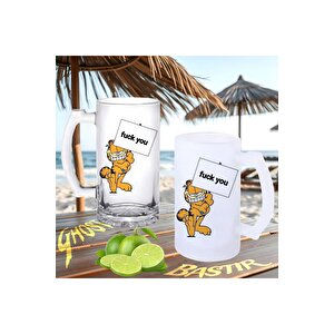 Garfield Buzlu Ya Da Buzsuz Bira Bardağı