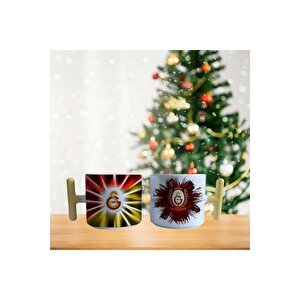Sarı Kırmızı Taraftar Porselen Fincan / Kupa -mug